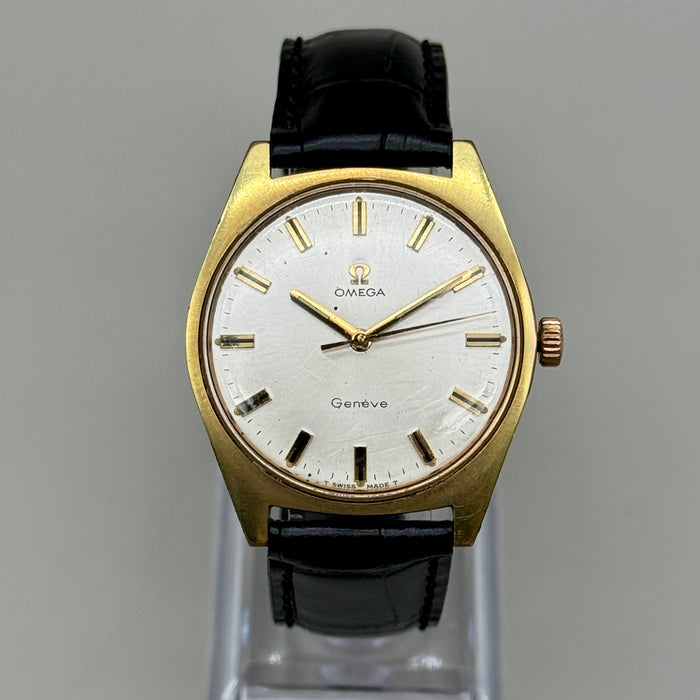 Omega Genève ref. 135.041 orologio carica manuale cal. 601 placcato oro 1969