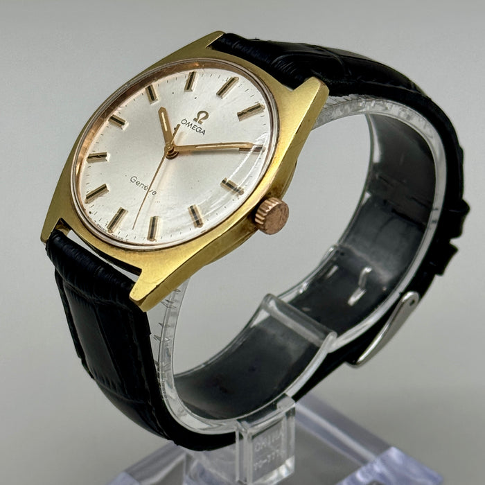 Omega Genève ref. 135.041 orologio carica manuale cal. 601 placcato oro 1969
