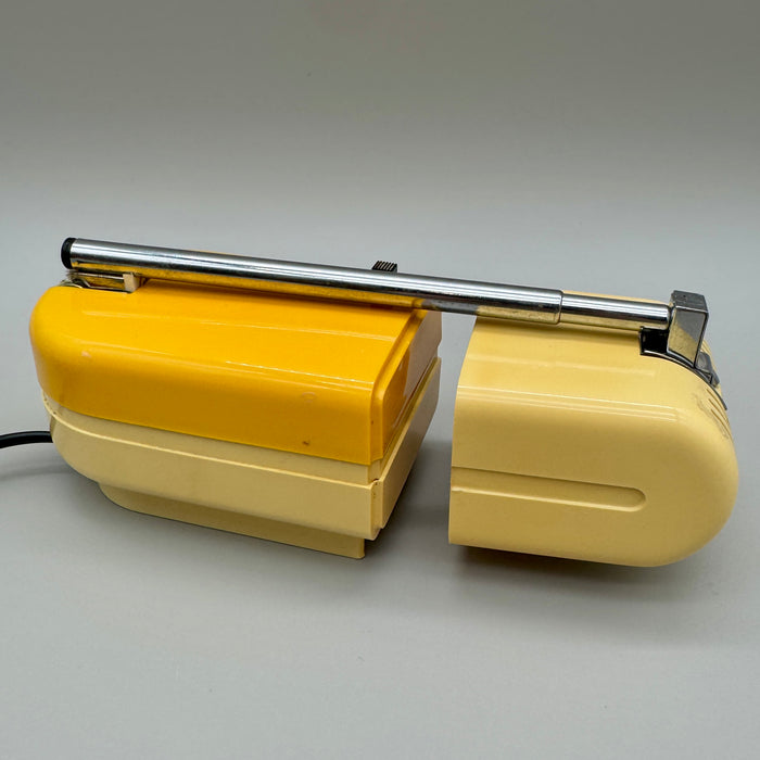 Lampada Eichhoff Fagerhults telescopica da tavolo vintage design giallo 1970 ca
