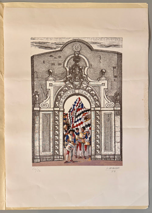 Vasco Valacchi – “Masgalano all' Istrice” – litografia numerata 150/150 - 1997
