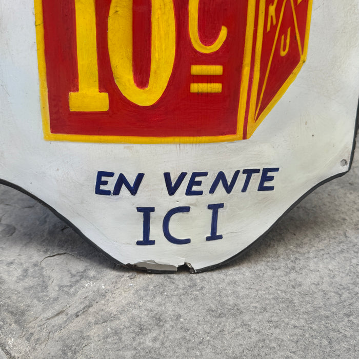 Insegna smaltata Le Bouillon Kub Francia 1950 ca