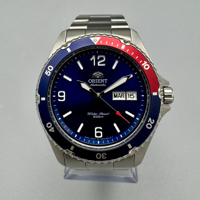 Orient Mako II & Ray II orologio polso automatico acciaio pepsi full set 2020