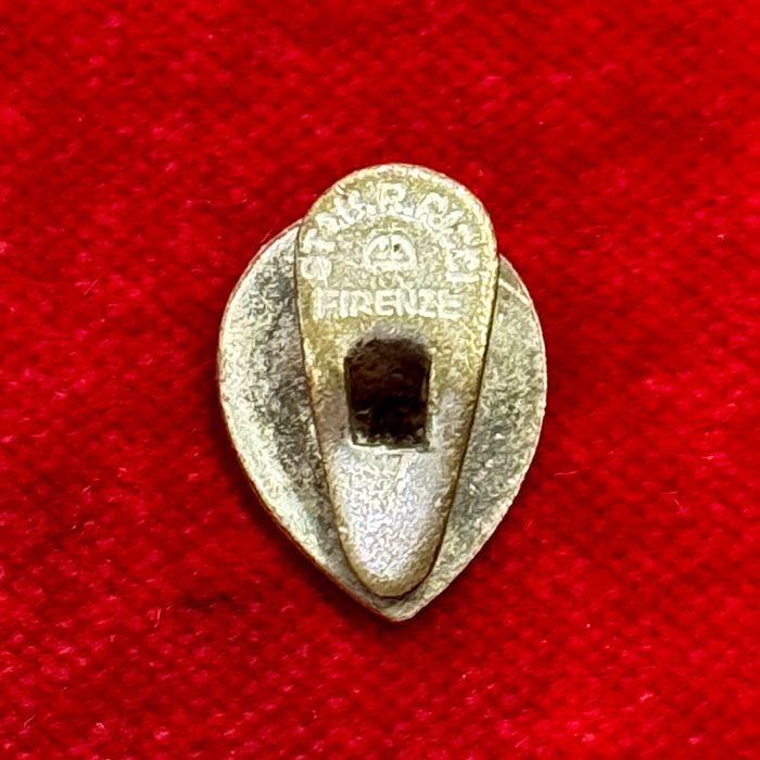 Distintivo Contrada della Chiocciola Palio Siena ordinario smaltato 1950 ca