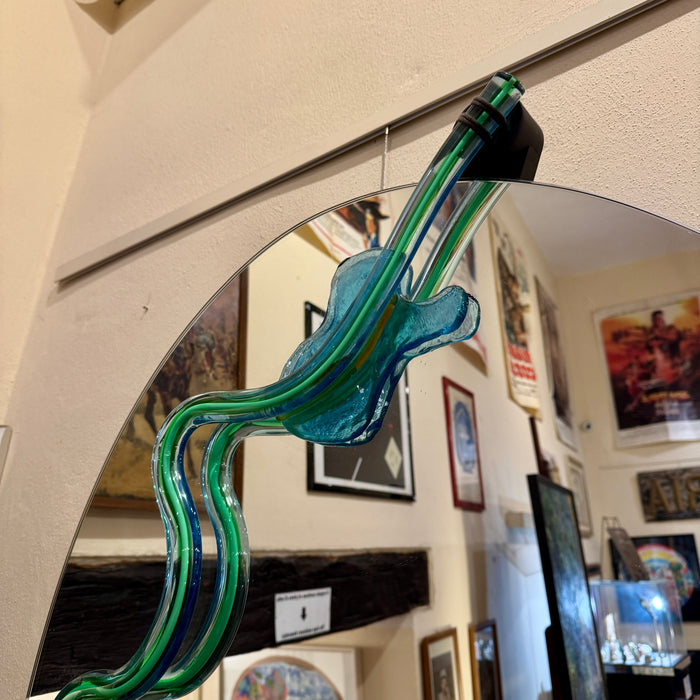 Specchio Morphos design Nanda Vigo vetro Murano 1985