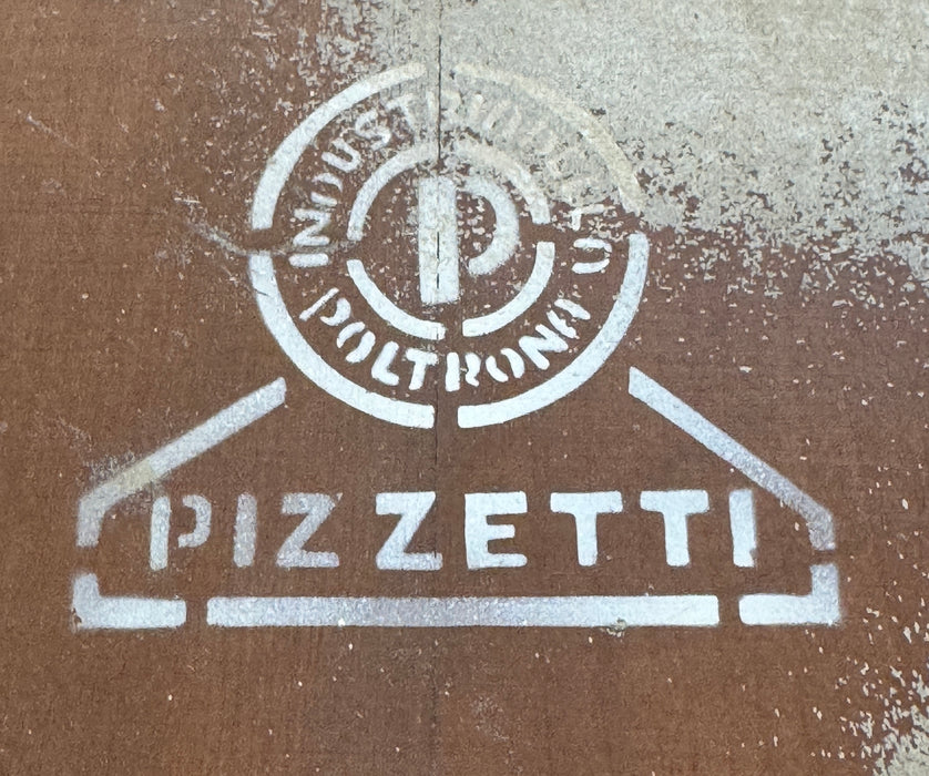 Sedie x4 "Pizzetti" Roma laccate bianche design nordico 1960 ca