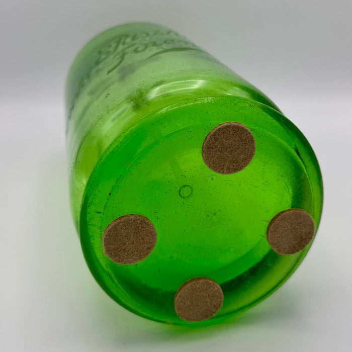 Seltz sifone Società Paszkowski Firenze vetro verde Italia 1924