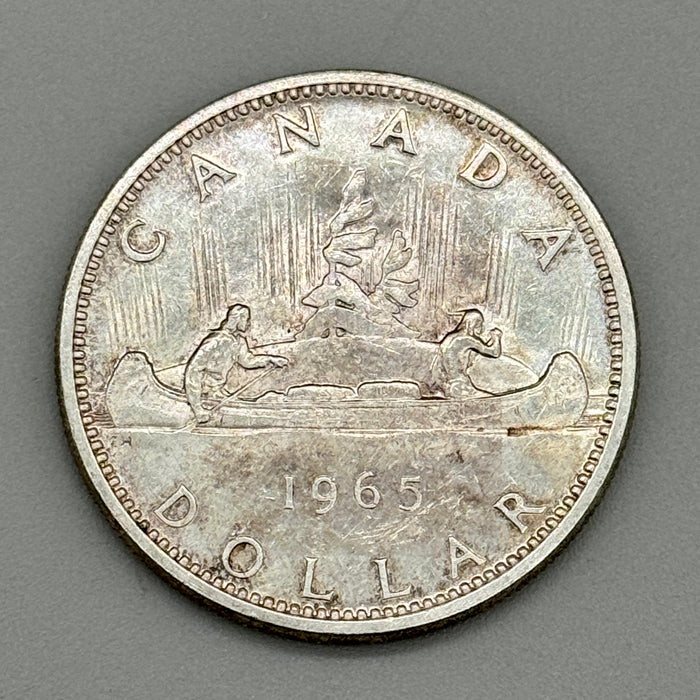 1 Dollar moneta argento Elisabetta II Canada 1965