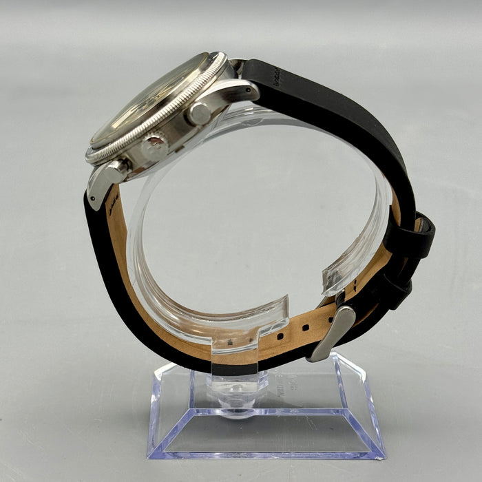 Hamilton chronograph ref. 9304 Lancaster orologio polso 38mm automatico acciaio 1990 ca