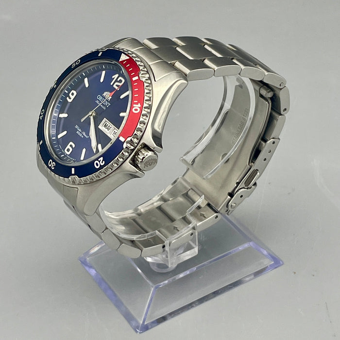 Orient Mako II & Ray II orologio polso automatico acciaio pepsi full set 2020