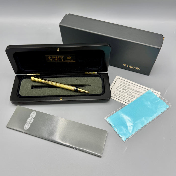 Parker Duofold penna roller oro full set 2000 ca