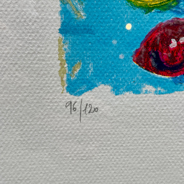 Antonio Possenti – “Pesca miracolosa” – serigrafia su carta 96/120 - 1990 ca