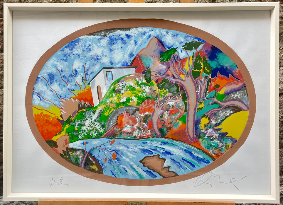 Luca Alinari – “Paesaggio” – serigrafia su carta p.a. - 1999