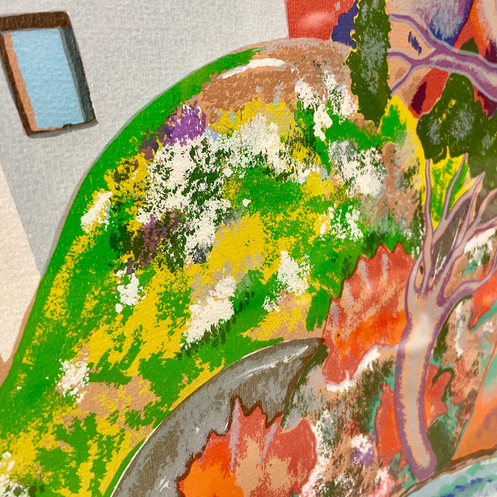 Luca Alinari – “Paesaggio” – serigrafia su carta p.a. - 1999