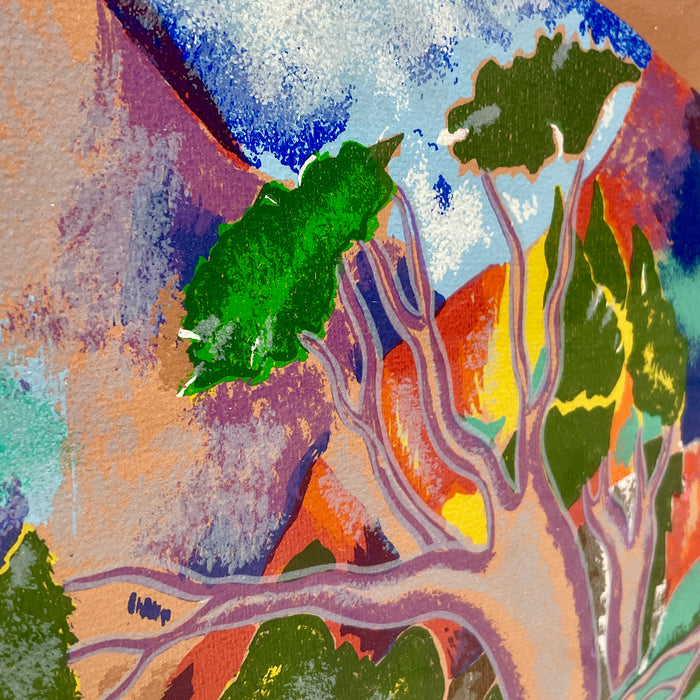 Luca Alinari – “Paesaggio” – serigrafia su carta p.a. - 1999