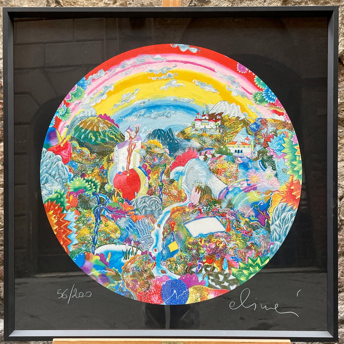 Luca Alinari – “L'altro io del suo io” – serigrafia polimaterica su cartone 56/200 - 2003