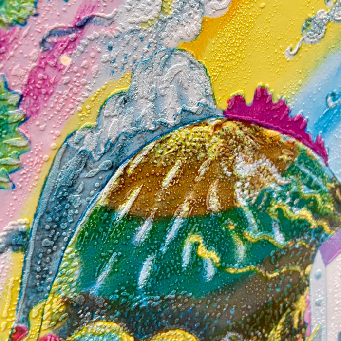 Luca Alinari – “L'altro io del suo io” – serigrafia polimaterica su cartone 56/200 - 2003