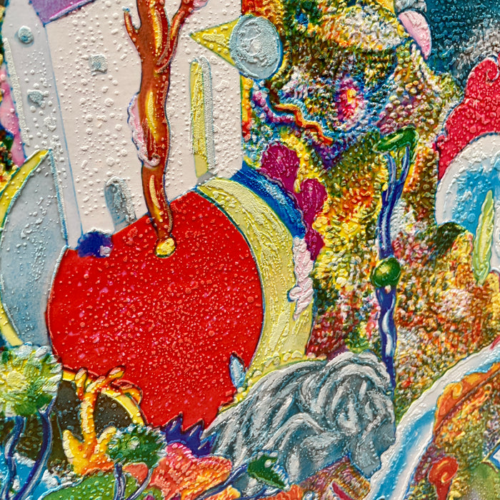 Luca Alinari – “L'altro io del suo io” – serigrafia polimaterica su cartone 56/200 - 2003