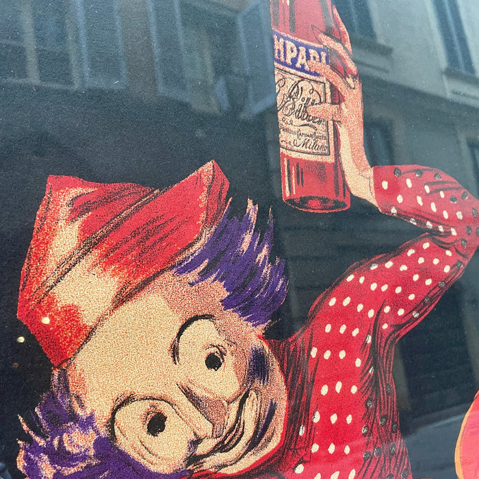 Manifesto Campari Spiritello Leonetto Cappiello Grafiche Ricordi Milano 1950