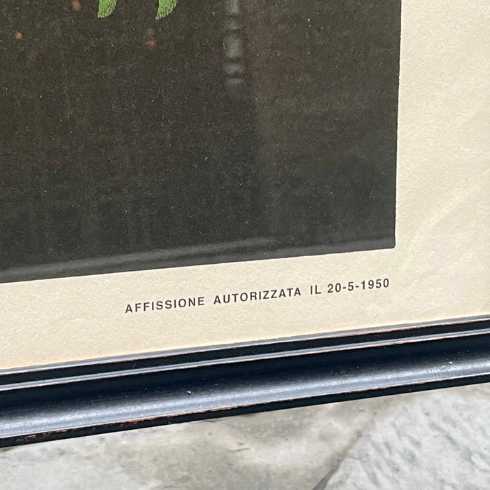 Manifesto Campari Spiritello Leonetto Cappiello Grafiche Ricordi Milano 1950