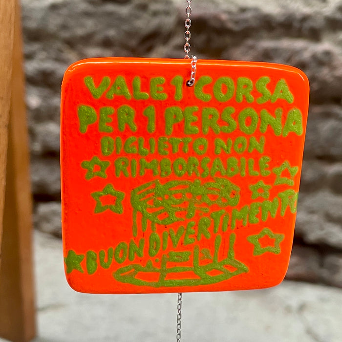 Rita Petti – “La Giostra” - tecnica mista su tavola - 2025