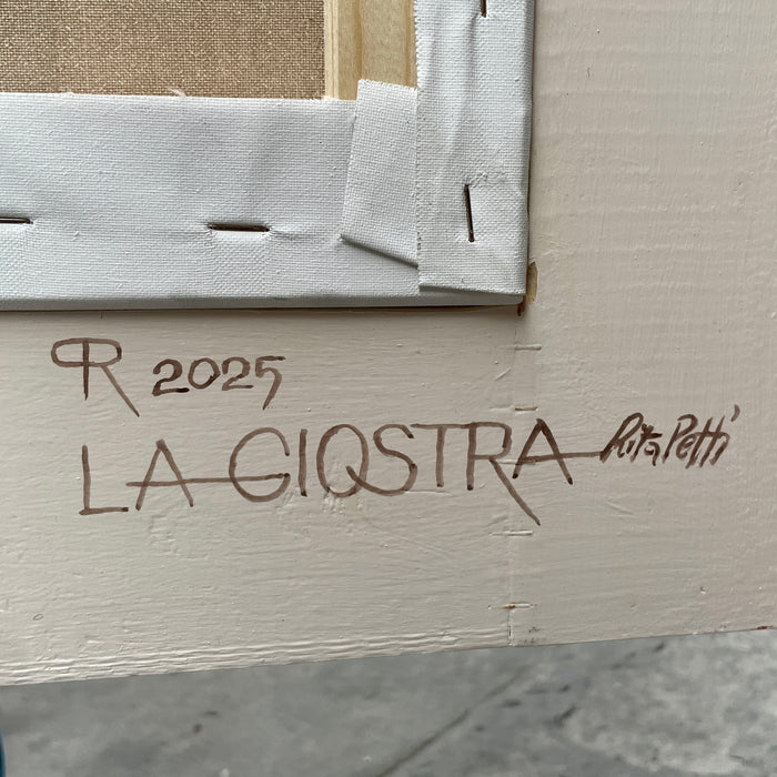 Rita Petti – “La Giostra” - tecnica mista su tavola - 2025