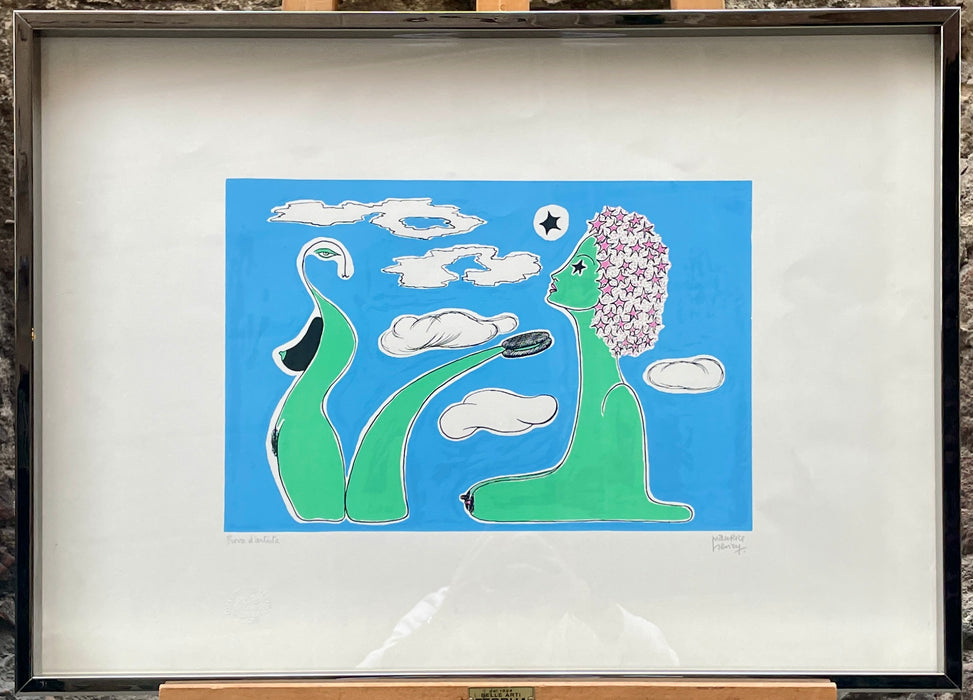 Maurice Henry - "Senza titolo" - litografia su carta p.d.a. - 1970 ca