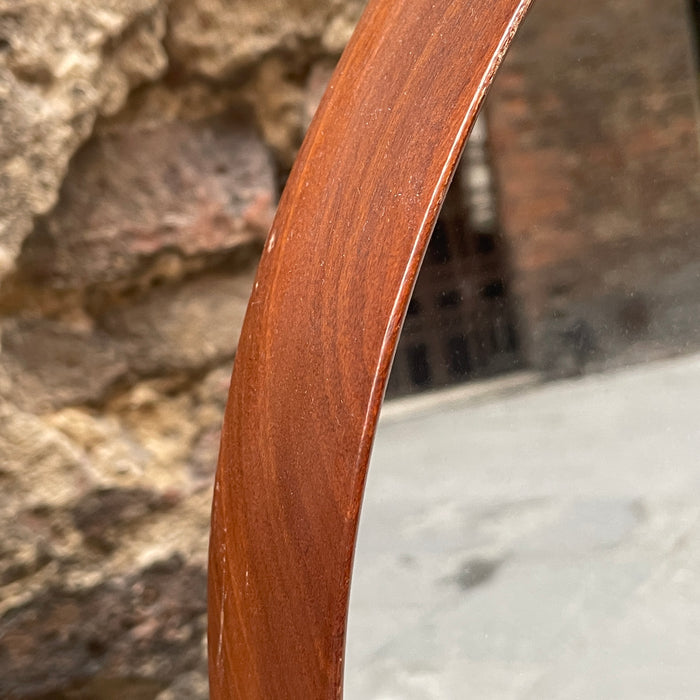 Specchio RO.MA Cantù da parete in legno design modernariato 1960 ca