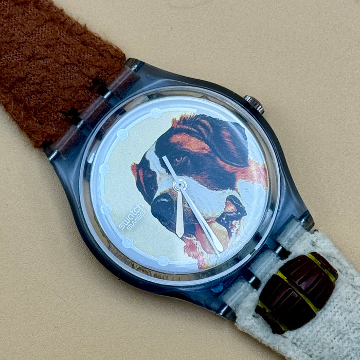 Swatch "Gent Hund Barry" GN152 orologio quarzo 34 mm Swiss 1995