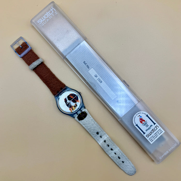 Swatch "Gent Hund Barry" GN152 orologio quarzo 34 mm Swiss 1995