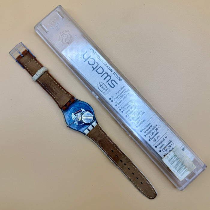 Swatch "Gent Hund Barry" GN152 orologio quarzo 34 mm Swiss 1995