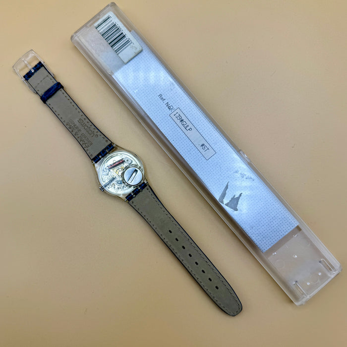 Swatch "Delave" GK145 orologio quarzo 34 mm Swiss 1992