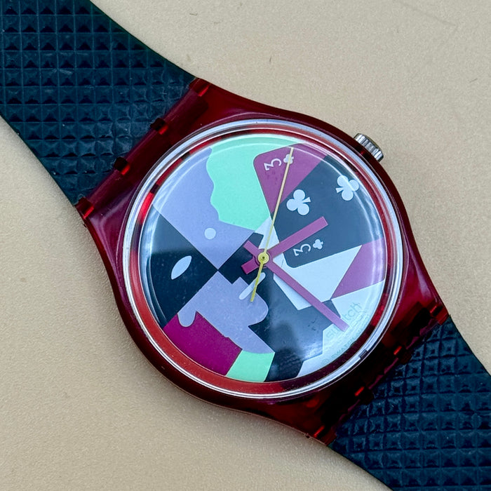 Swatch "Hot Rap" GR113 orologio quarzo 34 mm Swiss 1991