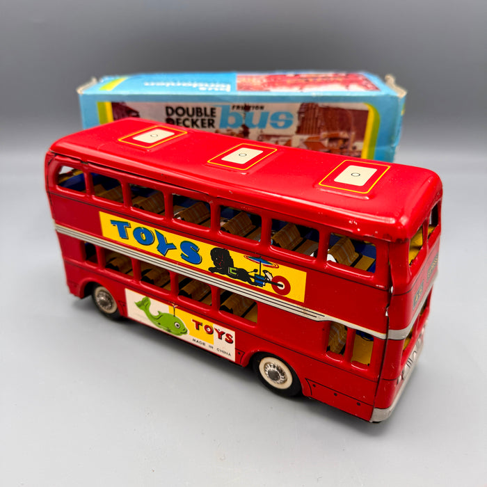 Gioco latta MF 884 Bus London rosso carica manuale 1970 ca