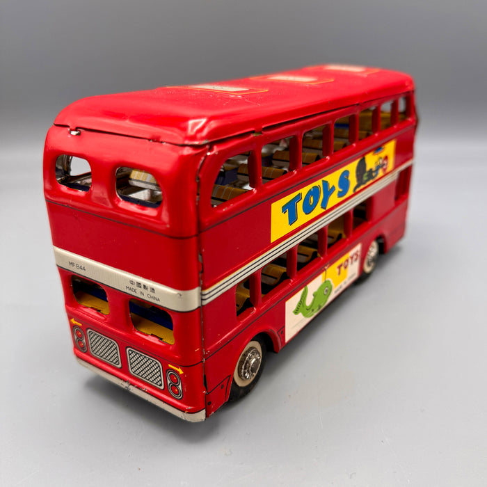 Gioco latta MF 884 Bus London rosso carica manuale 1970 ca
