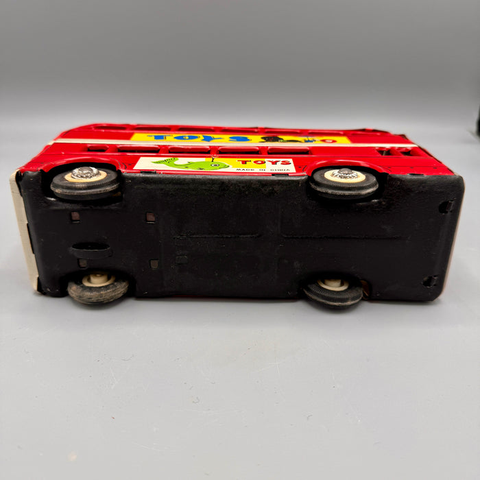 Gioco latta MF 884 Bus London rosso carica manuale 1970 ca