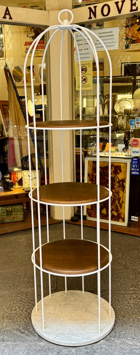 Tweet Tonin libreria bianca marmo Carrara design modello alto 3 ripiani 2020 ca