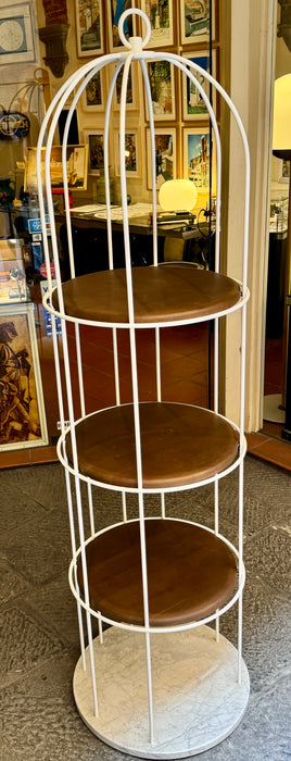 Tweet Tonin libreria bianca marmo Carrara design modello alto 3 ripiani 2020 ca