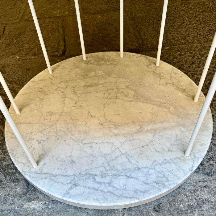 Tweet Tonin libreria bianca marmo Carrara design modello alto 3 ripiani 2020 ca
