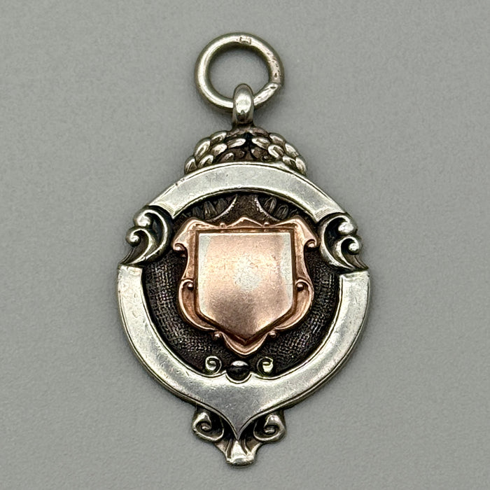 Medaglia da orologio argento sterling Watch Fob St.Mary's Cup 1926