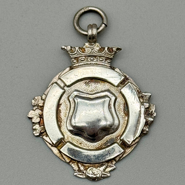 Medaglia da orologio argento sterling Watch Fob Fattorini Birmingham 1920 ca