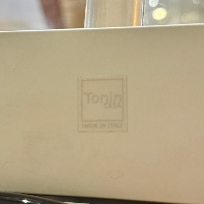 Wave Tonin tavolo nero e vetro allungabile design Studio 48 anno 2020 ca