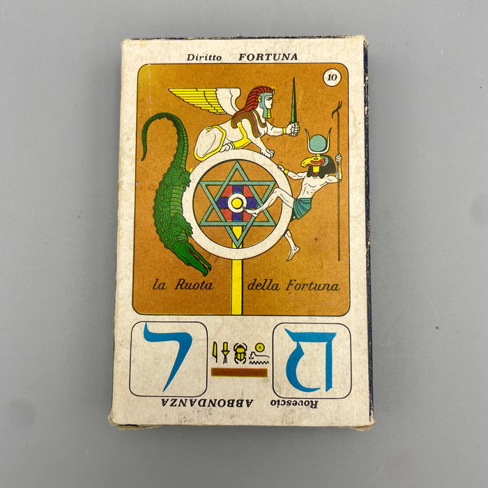 Aperol Tarocchi Egiziani mazzo completo carte gioco 1973