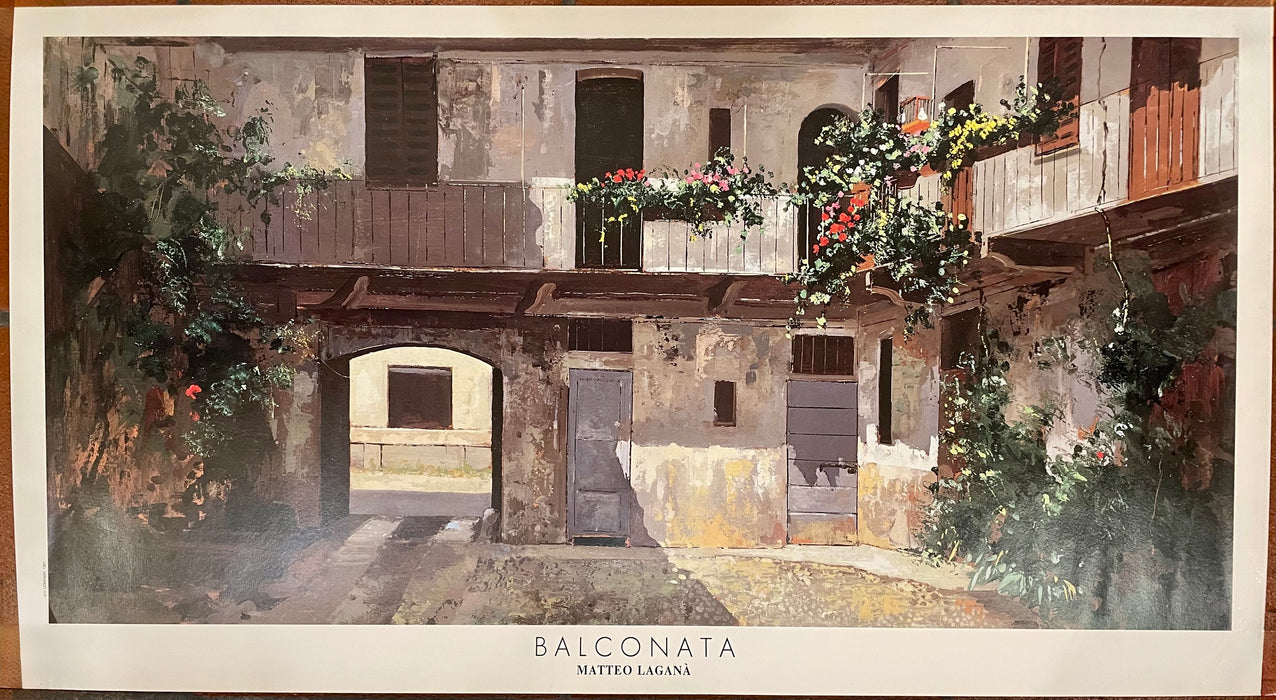 Matteo Laganà – "Balconata" – stampa offset – 1991