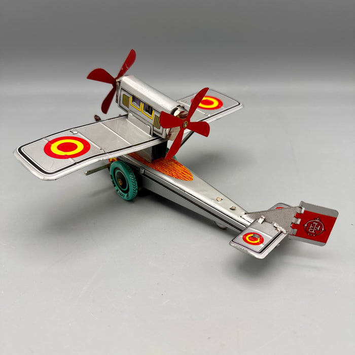 Gioco latta Idrovolante carica manuale 1980 ca