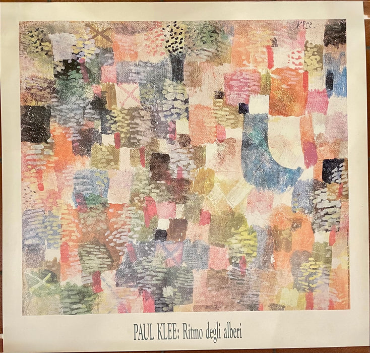 Paul Klee – “Ritmo degli alberi" – stampa offset – 1995