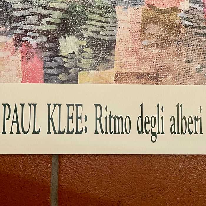 Paul Klee – “Ritmo degli alberi" – stampa offset – 1995