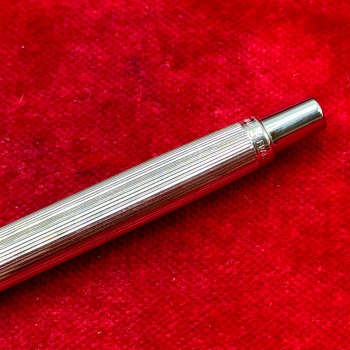 Parker Jotter penna sfera placcata argento lavorata Francia 1990 ca