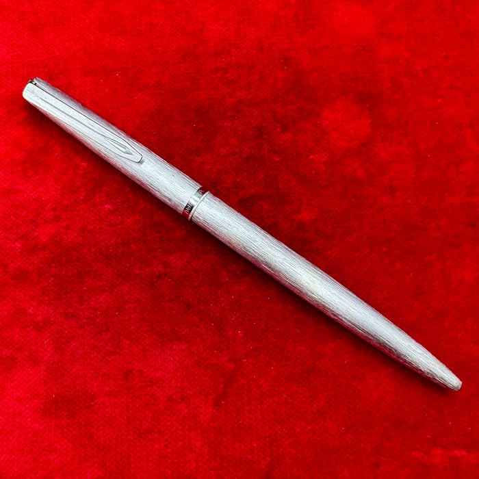 Aurora penna sfera argento lavorata con scatola Italia 1980 ca