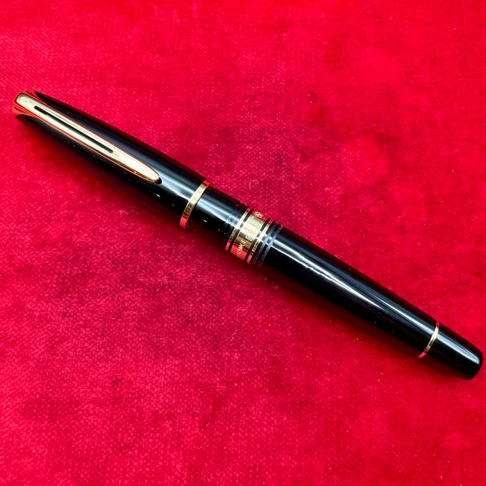 Waterman Charleston ebony black GT penna sfera con scatola Francia 2000 ca