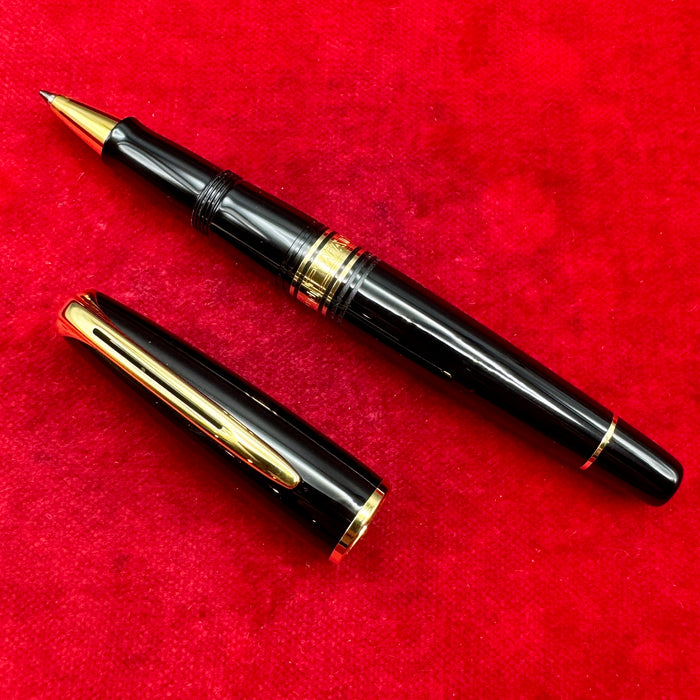 Waterman Charleston ebony black GT penna sfera con scatola Francia 2000 ca